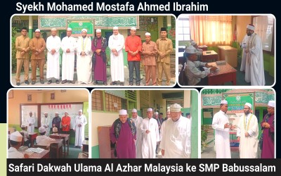 Dari Malaysia ke Pekanbaru, Ulama Al-Azhar Syekh Mohammed Mostafa Bawa Pesan Penting untuk Santri SMP Babussalam