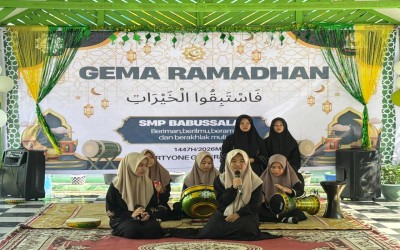 Gema Ramadhan 1447 H, SMP Babussalam Gelar Lomba Sholawat Antar Kelas