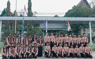 Resmi Dikukuhkan! Pratama, Pasus, dan Dewan Penggalang SMP Babussalam Siap Mengemban Amanah Baru